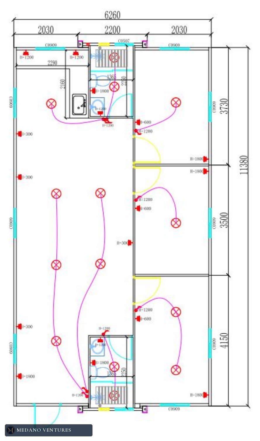 Casa 40 FT: distribución 2