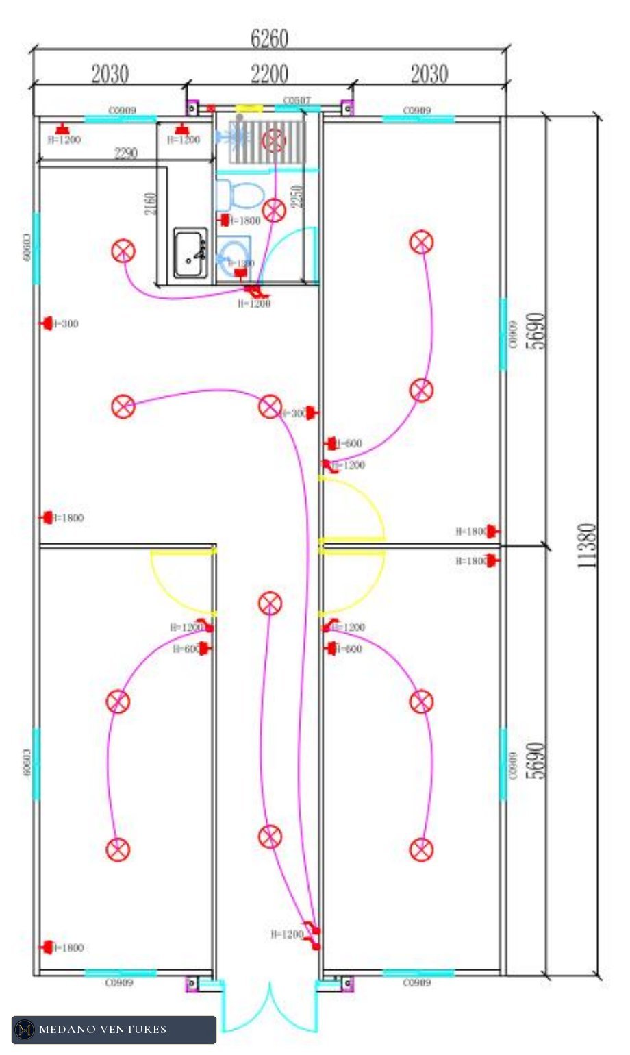 Casa 40 FT: distribución 5