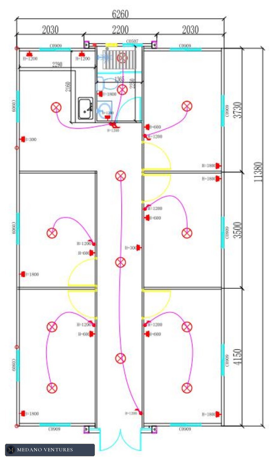 Casa 40 FT: distribución 8